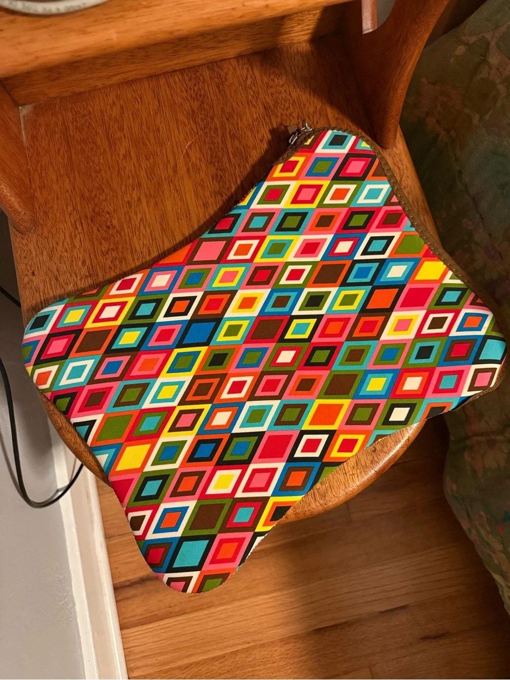 Built Multicolor Geometric Laptop Sleeve, 15”, pre-owned.